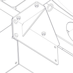 Kit de fixation pour abreuvoir NC pose sur citerne monobloc Kit de fixation pour abreuvoir NC pose sur citerne monobloc