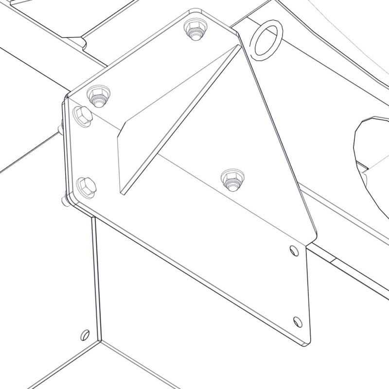 Kit de fixation pour abreuvoir NC pose sur citerne monobloc Kit de fixation pour abreuvoir NC pose sur citerne monobloc
