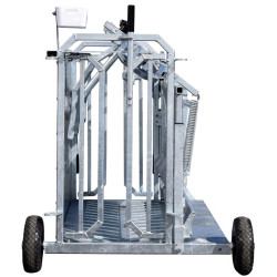 Cage de retournement roulante pour ovins Cage de retournement roulante pour ovins