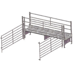 Plat de réception de claie