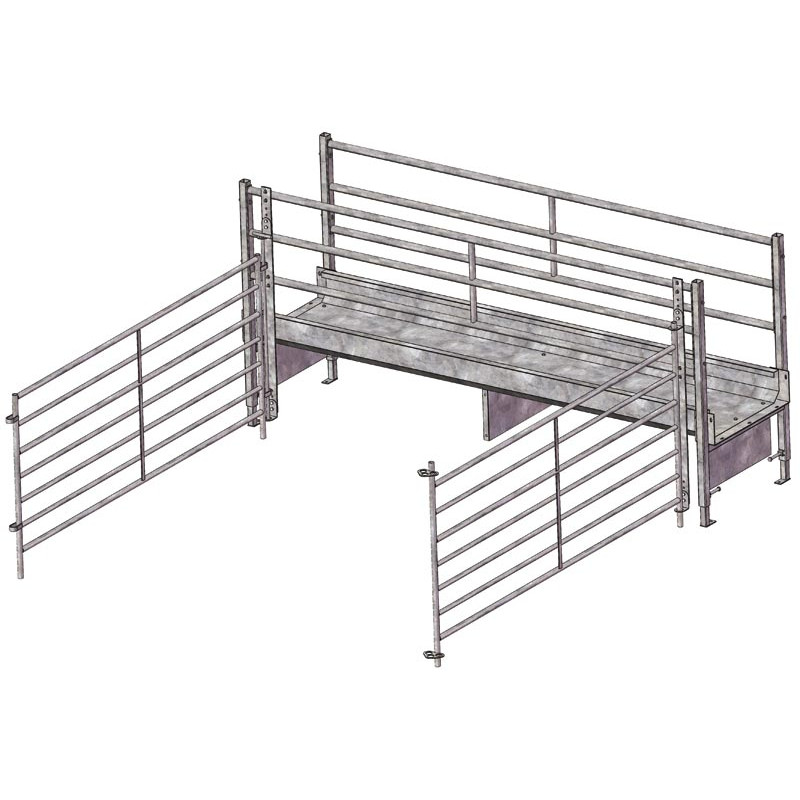 Plat de réception de claie