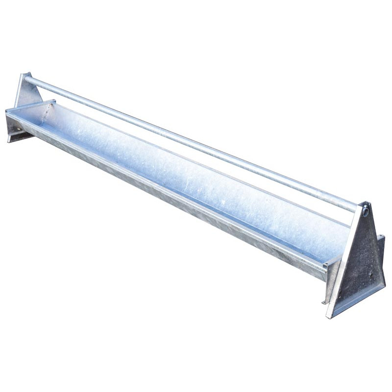 Pieds réglables avec barre de sécurité agneau pour auge ovins sans pied