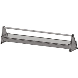 Pieds réglables avec barre de sécurité agneau pour auge ovins sans pied