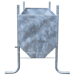 Râtelier double 2 m sur pieds pour ovins et caprins