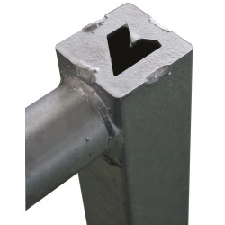 Barrière herbage ovins extensible 7 lisses avec 1 verrou 3/4 m Barrière herbage ovins extensible 7 lisses avec 1 verrou 3/4 m