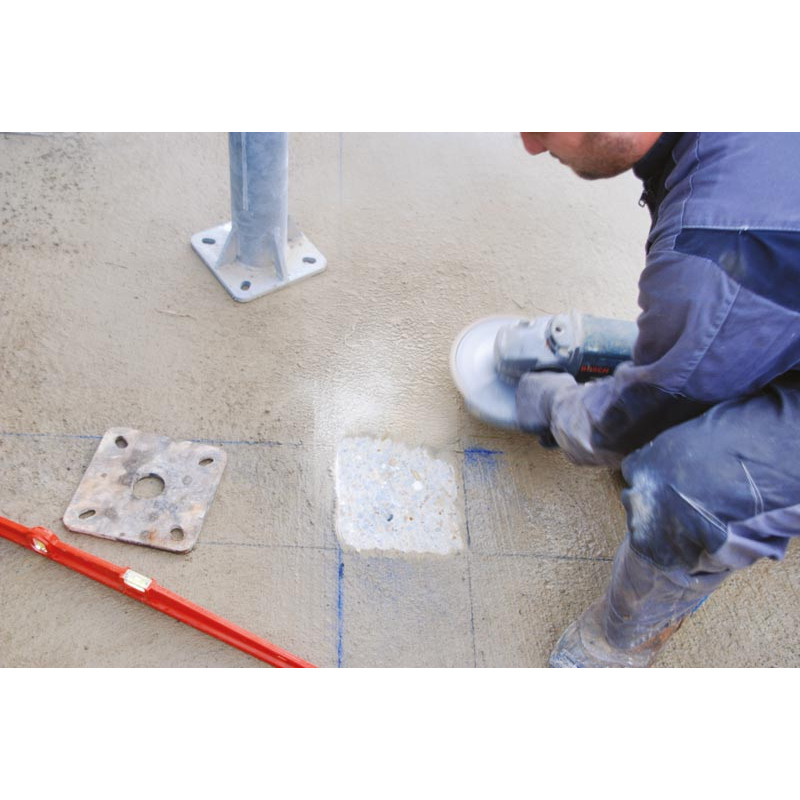 Poteau nu sur platine Ø 102 mm - H. 1,68 m - Epais. 4 mm