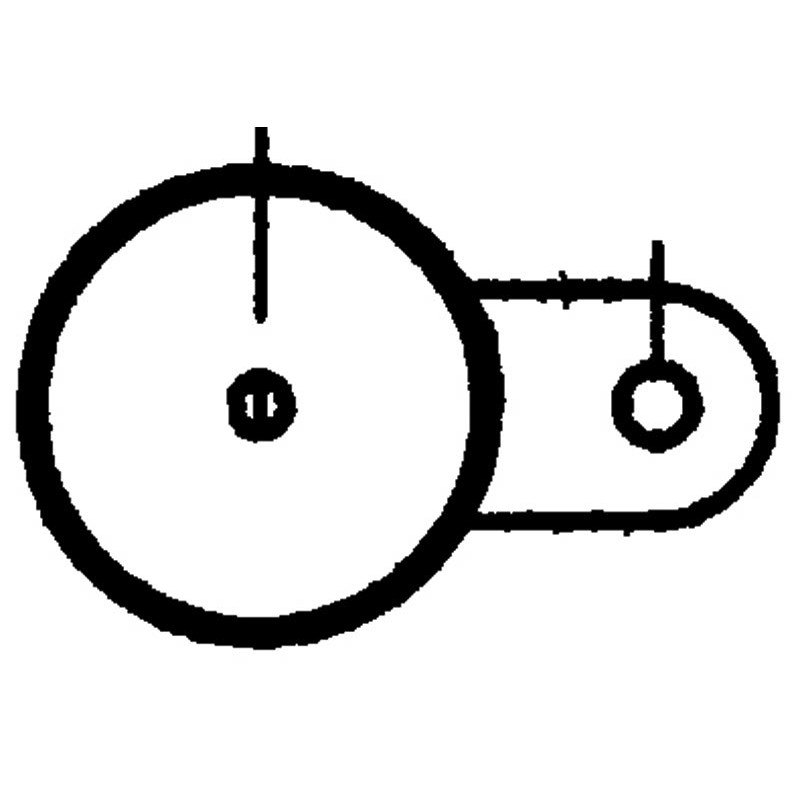 Poteau 1 direction - Ø 102 mm - à sceller 