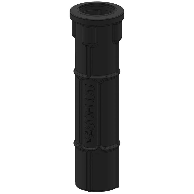 Douille ronde PE pour poteau rond Ø 102 mm