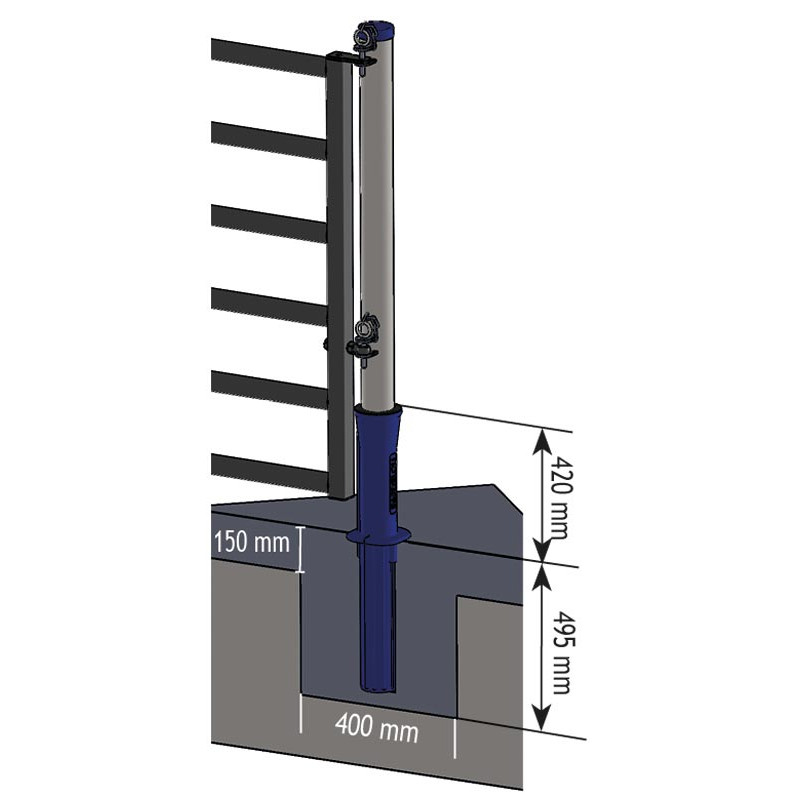 Protection PE "ISOPROTEC" pour poteau Ø 102 mm 