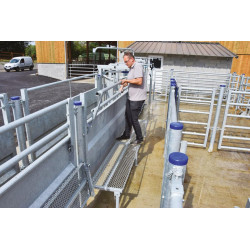 Module couloir de contention avec poteaux à sceller Module couloir de contention avec poteaux à sceller