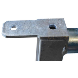 Embout arrière 6 lisses pour barrière de contention 1/2 m 