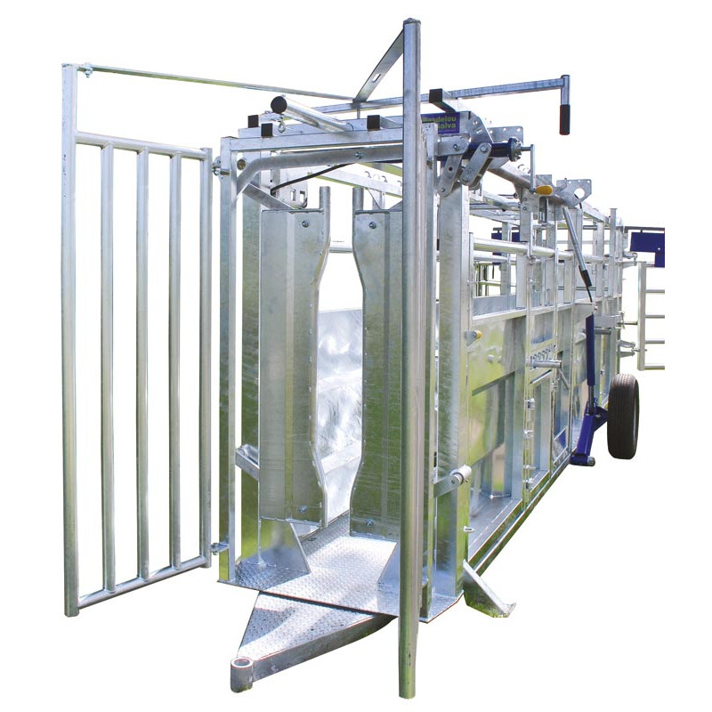 Couloir de contention mobile hydraulique