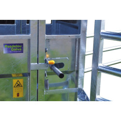 Couloir de contention mobile hydraulique