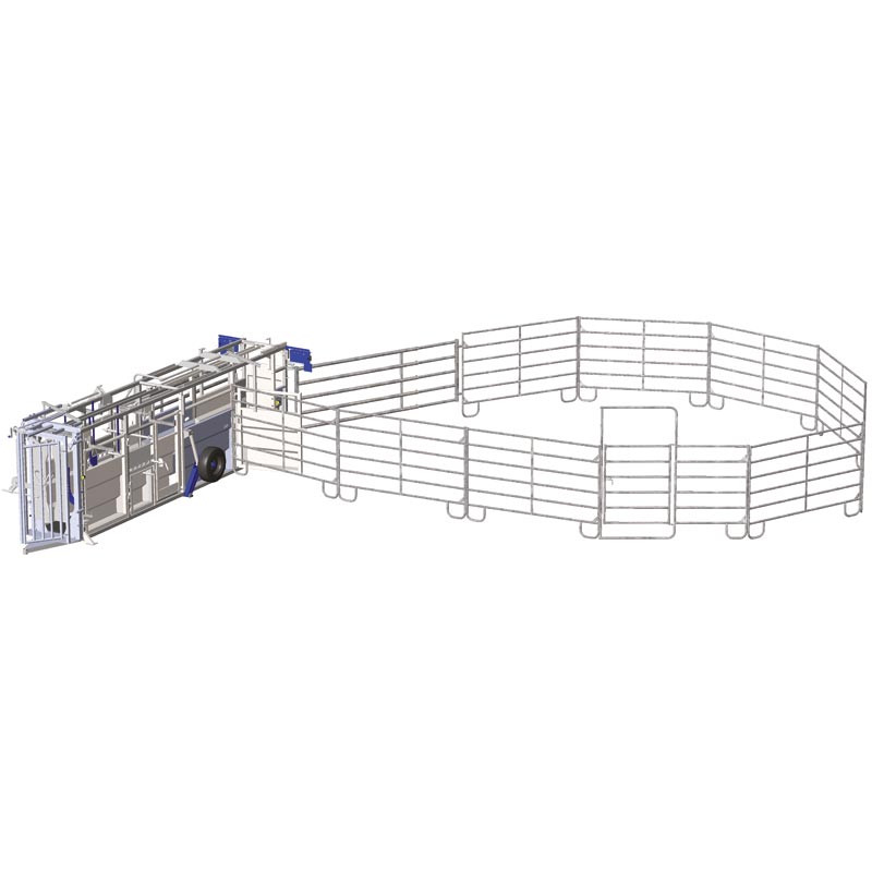 Couloir de contention mobile hydraulique