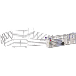 Couloir de contention mobile hydraulique