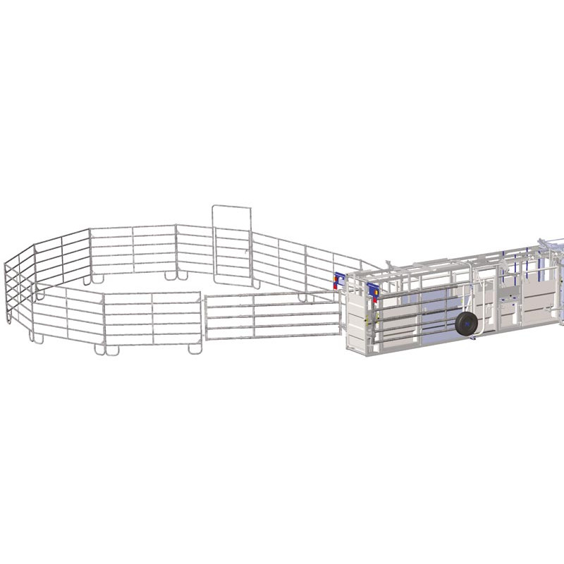 Couloir de contention mobile hydraulique