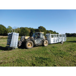 Couloir de contention mobile hydraulique