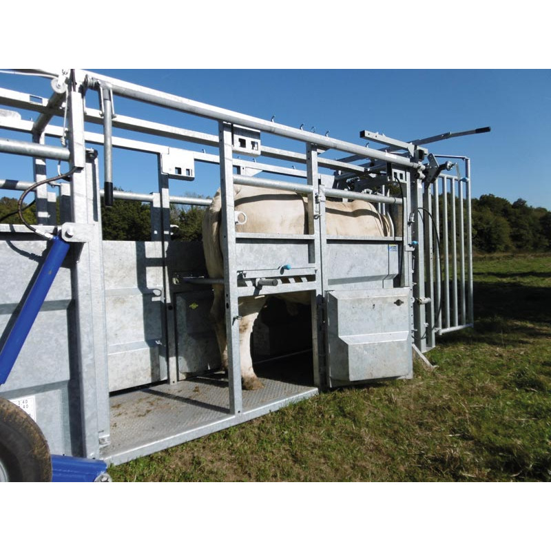 Couloir de contention mobile hydraulique