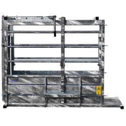 Cage de manipulation LFM  - Parois largeur fixe - Panneaux latéraux tôlés à partie haute ouvrante