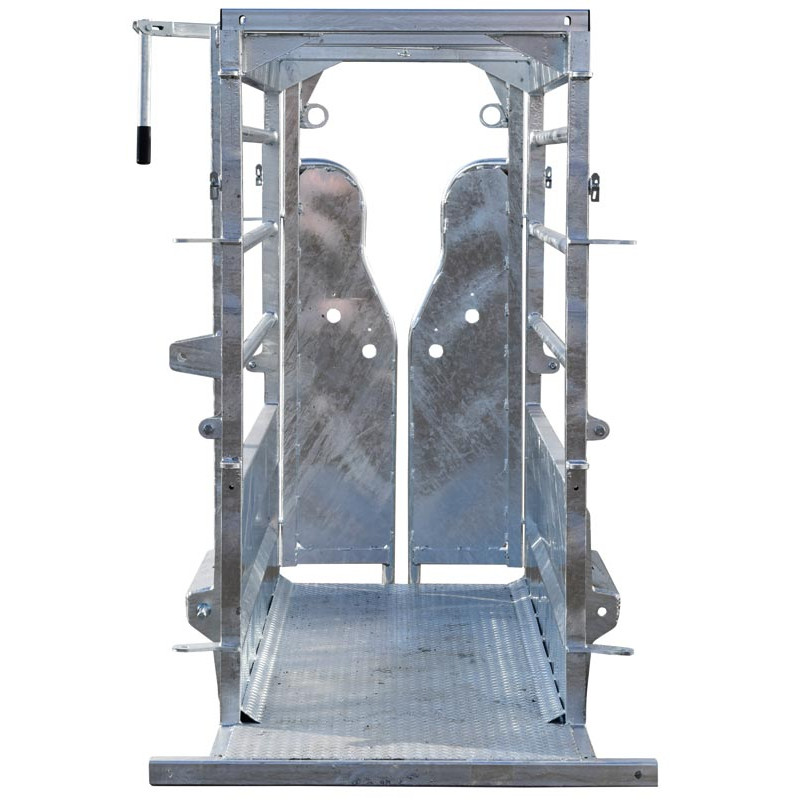 Cage de manipulation LFM  - Parois largeur fixe - Panneaux latéraux tôlés à partie haute ouvrante