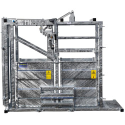Cage de contention LFM - 4 portillons - Parois largeur fixe - Panneaux latéraux Cage de contention LFM - 4 portillons - Parois largeur fixe - Panneaux latéraux