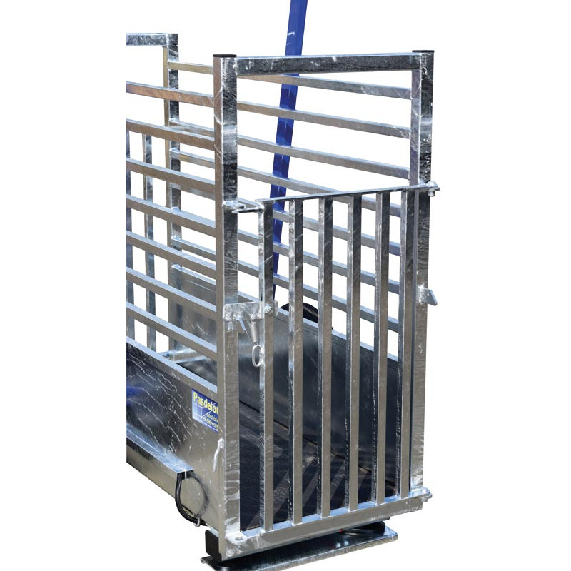 Cage de pesage roulante pour veaux Cage de pesage roulante pour veaux