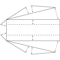 Cage de contention LVAP - 4 portillons - Parois largeur variable - Panneaux latéraux ouvrants avec portillons