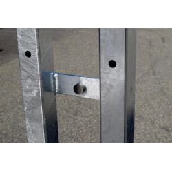 Porte sectionnelle déportée 1 battant manuelle 