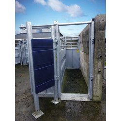 Porte sectionnelle déportée 1 battant manuelle 