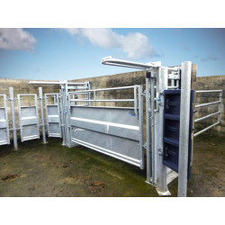 Porte sectionnelle déportée 1 battant manuelle 