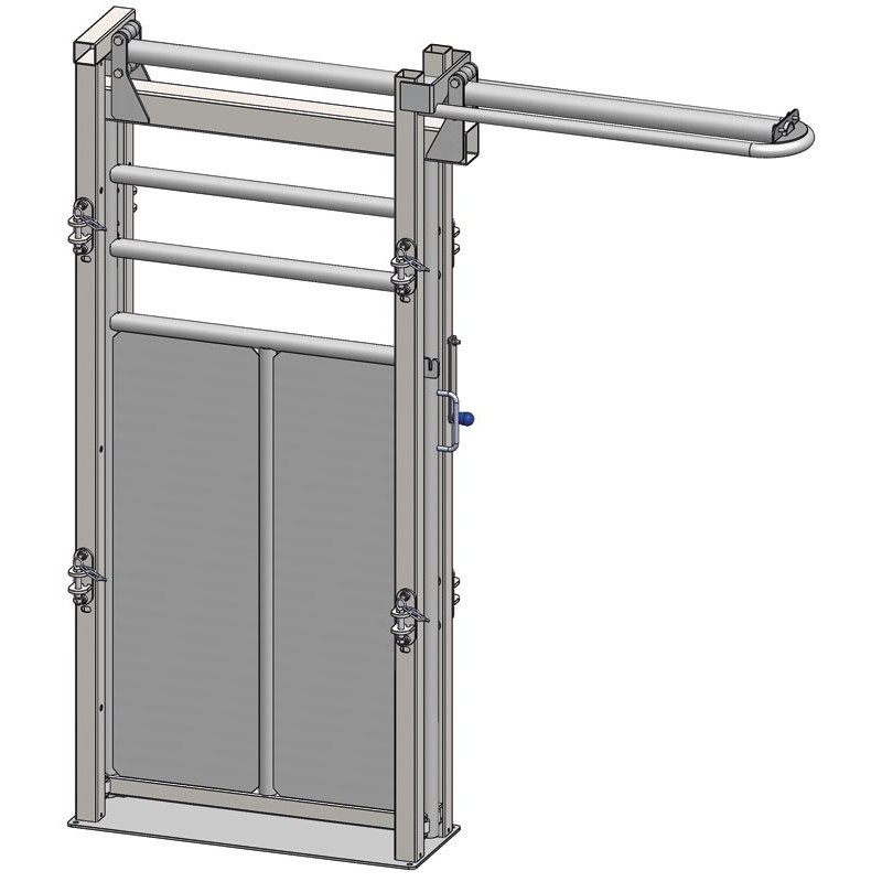 Porte sectionnelle déportée 1 battant manuelle 
