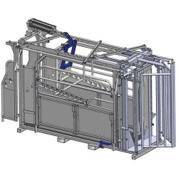 Système de poussée anti-recul pneumatique pour cages manuelles