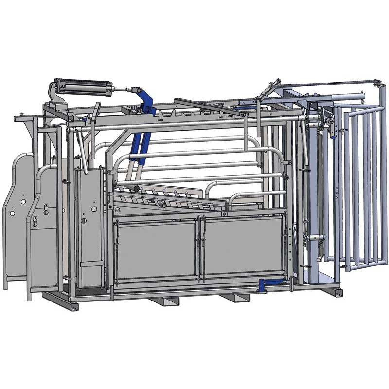 Système de poussée anti-recul pneumatique pour cages manuelles