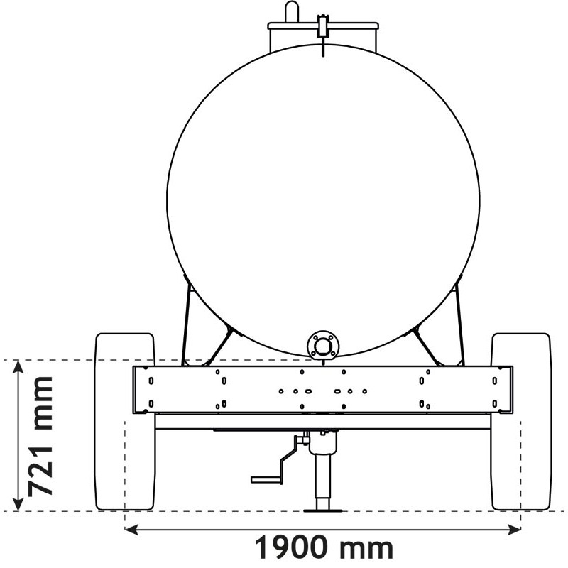 Citerne à eau 4400 litres sur châssis roulant " Cour de ferme" - remorque citerne eau Citerne à eau 4400 litres sur châssis roulant " Cour de ferme" - remorque citerne eau