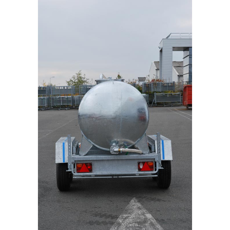 Remorque citerne à eau 2000 litres espaces verts - Routière 90km/h  - PTC 3,5 T