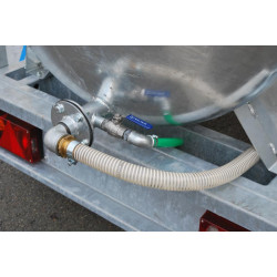 Remorque citerne à eau 2000 litres espaces verts - Routière 90km/h  - PTC 3,5 T