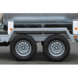 Remorque citerne à eau 2000 litres espaces verts - Routière 90km/h  - PTC 3,5 T
