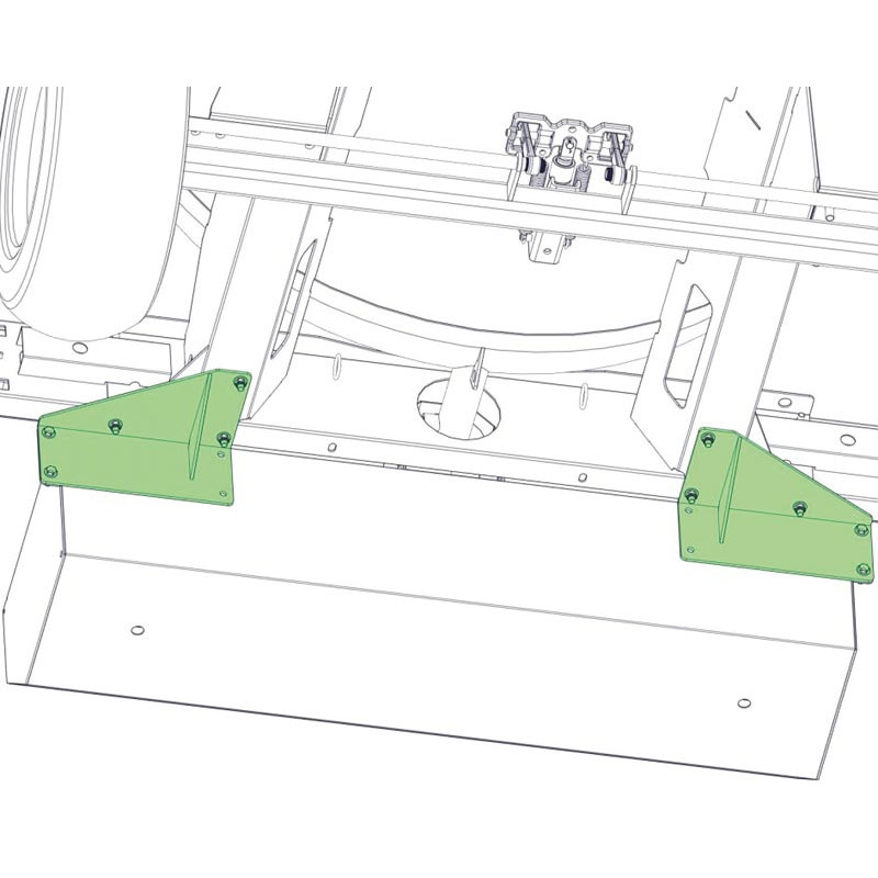 Kit de fixation pour abreuvoir NC pose sur citerne monobloc