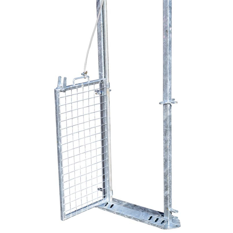 Porte guillotine aller-retour pour ovins