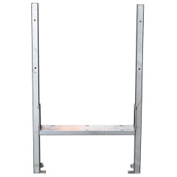 Portique de terminaison pour auge double libre-service