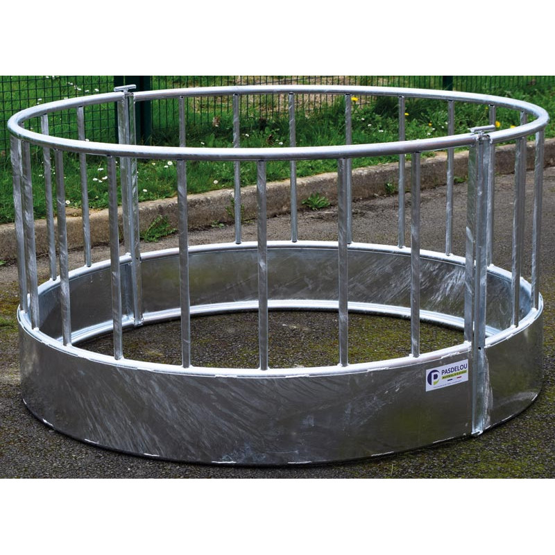 Râtelier de prairie rond avec barreaudage droit