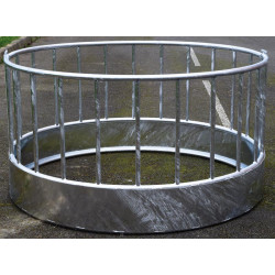 Râtelier de prairie rond avec barreaudage droit
