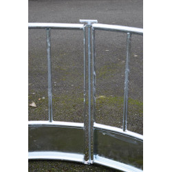 Râtelier de prairie rond avec barreaudage droit
