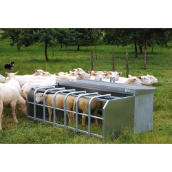 Nourrisseur sélectif 265 L avec simple parc pour agneaux Nourrisseur sélectif 265 L avec simple parc pour agneaux