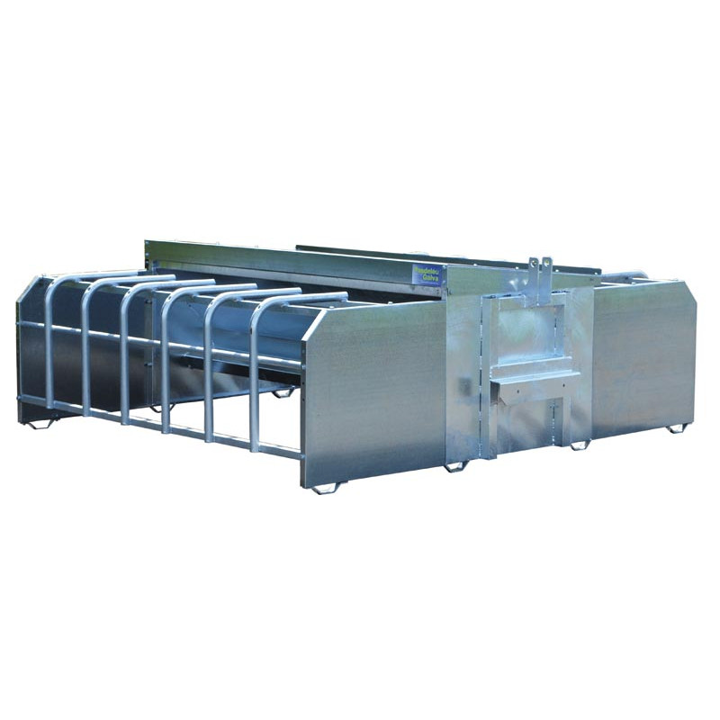Nourrisseur sélectif 450 L avec double parc pour agneaux Nourrisseur sélectif 450 L avec double parc pour agneaux