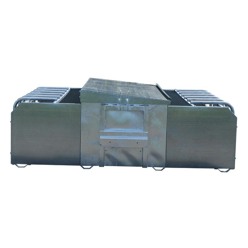 Nourrisseur sélectif 450 L avec double parc pour agneaux Nourrisseur sélectif 450 L avec double parc pour agneaux