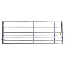 Barrière herbage ovins extensible 7 lisses avec 1 verrou 3/4 m