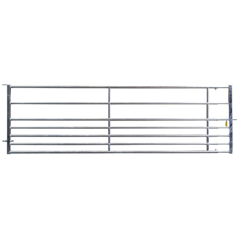 Barrière herbage ovins extensible 7 lisses avec 1 verrou 4/5 m Barrière herbage ovins extensible 7 lisses avec 1 verrou 4/5 m