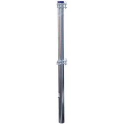 Poteau 2 directions à 90° - Ø 102 mm -  à sceller