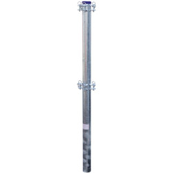 Poteau 3 directions - Ø 102 mm - à sceller